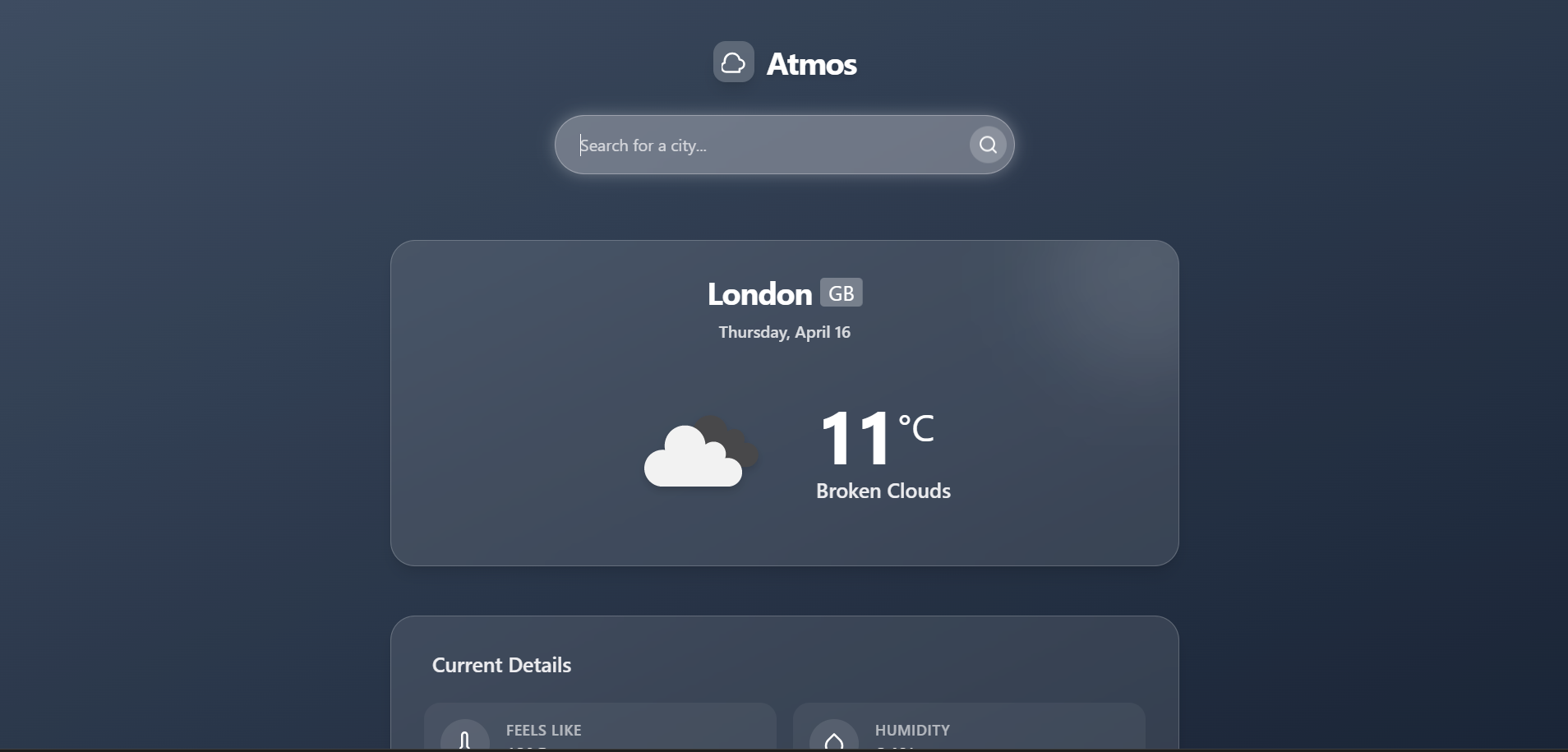 Arman Haider Project - Weather App Dashboard
