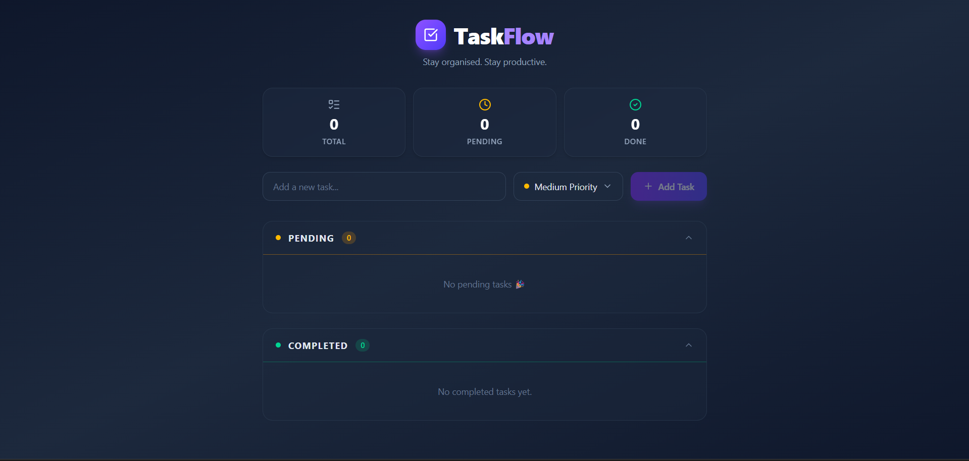 Arman Haider Project - To-Do Dashboard