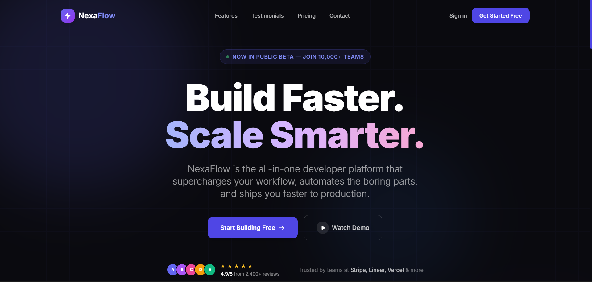 Arman Haider Project - NexaFlow