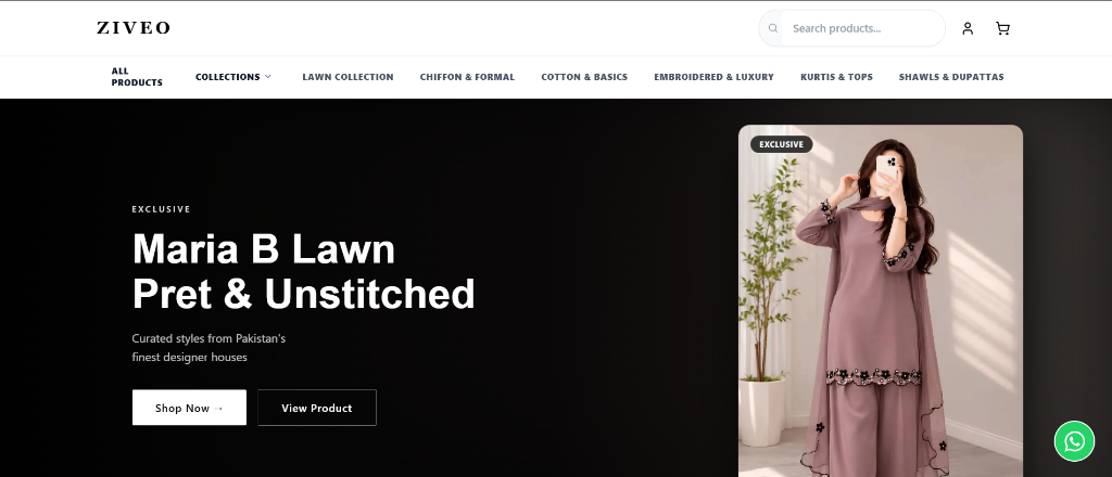 ZIVEO Store — Full-Stack E-Commerce Platform by Arman Haider